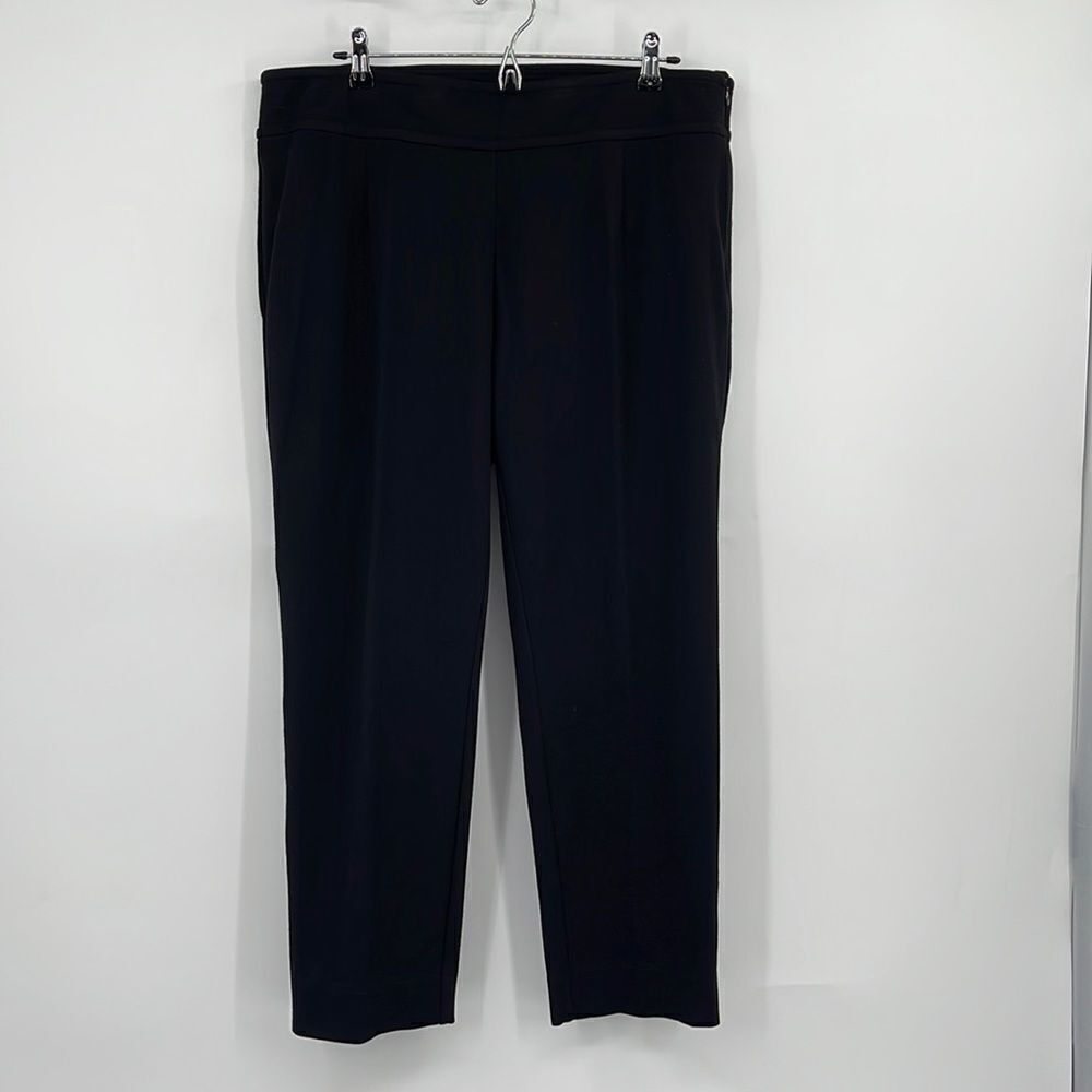 EILEEN FISHER BLACK TROUSERS Sz 1X